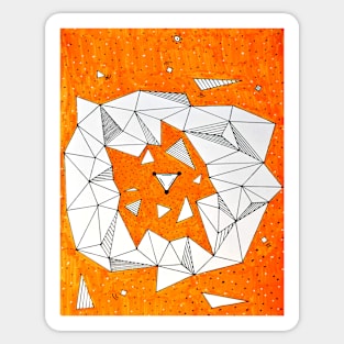 Abstract Polygons Sticker